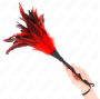 KINK - RED MAIDS HORNFORM TICKLE HÜHNERFEDERN 36 CM