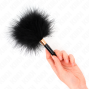 KINK - BLACK GOLD METAL TICKLE FEATHERS 18 CM