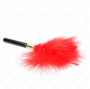 KINK - RED GOLD METAL TICKLE FEATHERS 18 CM