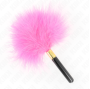 KINK - FUCHSIA GOLD METAL TICKLE FEATHERS 18 CM