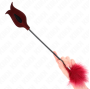 KINK - TICKLE FEATHERS WITH ROSE-SHAPED PADDLE 8 CM
