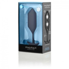 B-VIBE - SNUG ANAL PLUG 4 BLACK