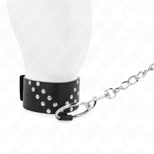 KINK - NECKLACE WITH BELT 65 CM WITH V RIVET ADJUSTABLE 36-43 CM X 5 CM