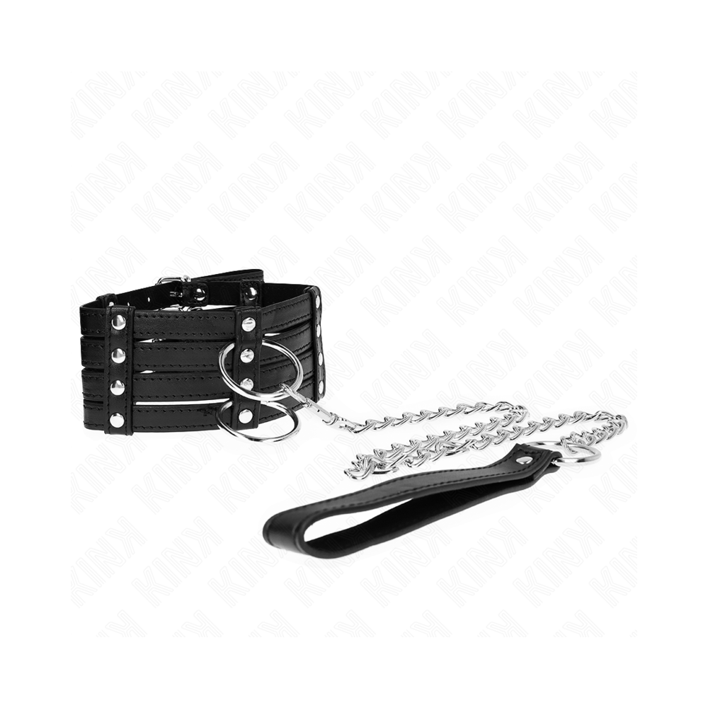 KINK - COLLANA CON CINTURA 65 CM STILE SUB REGOLABILE 35-51 CM X 7 CM