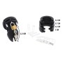HIDDEN DESIRE - EXTREME CASTIDADE GAIOLA DE SILICONE TAMANHO S PRETO