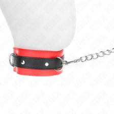 KINK - COLLIER AVEC CEINTURE 65 CM AVEC SANGLE ROUGE 54 X 4,5 CM