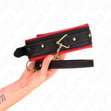 KINK - COLLAR WITH PLAIN FABRIC LEASH ADJUSTABLE 33-48 CM X 5.7 CM