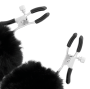 DARKNESS - FUR BALL NIPPLE CLAMS