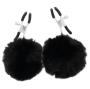 DARKNESS - FUR BALL NIPPLE CLAMS