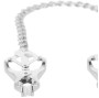 DARKNESS - METAL NIPPLE CLAMP WITH CHAIN