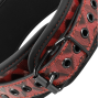BEGME - COLAR EDIO VERMELHA COM BRAADEIRAS COM FORRO DE NEOPRENE