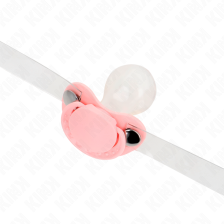 KINK - PINK PACIFIER SHAPED GAG 5.5 x 4 CM ADJUSTABLE 43-60 CM