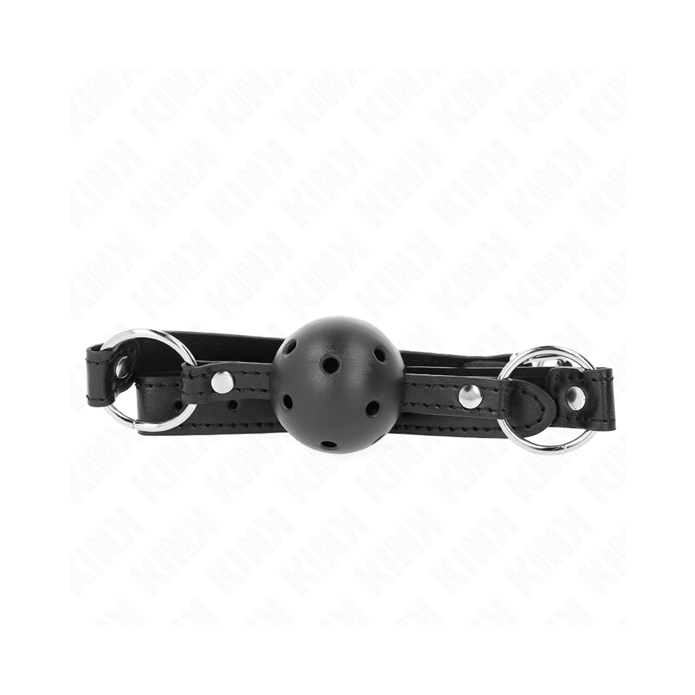 KINK - HOHLHARTER SCHWARZER BALL 4,5 CM GAG MODELL 1 63,5 X 2 CM