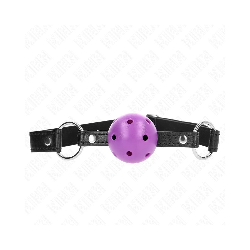 KINK - HOLLOW HARD PURPLE BALL 4.5 CM GAG 63.5 X 2 CM