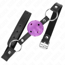 KINK - HOLLOW HARD PURPLE BALL 4.5 CM GAG 63.5 X 2 CM