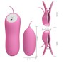 PRETTY LOVE - PINA COM VIBRAO E ELETROSHOCK ROSA