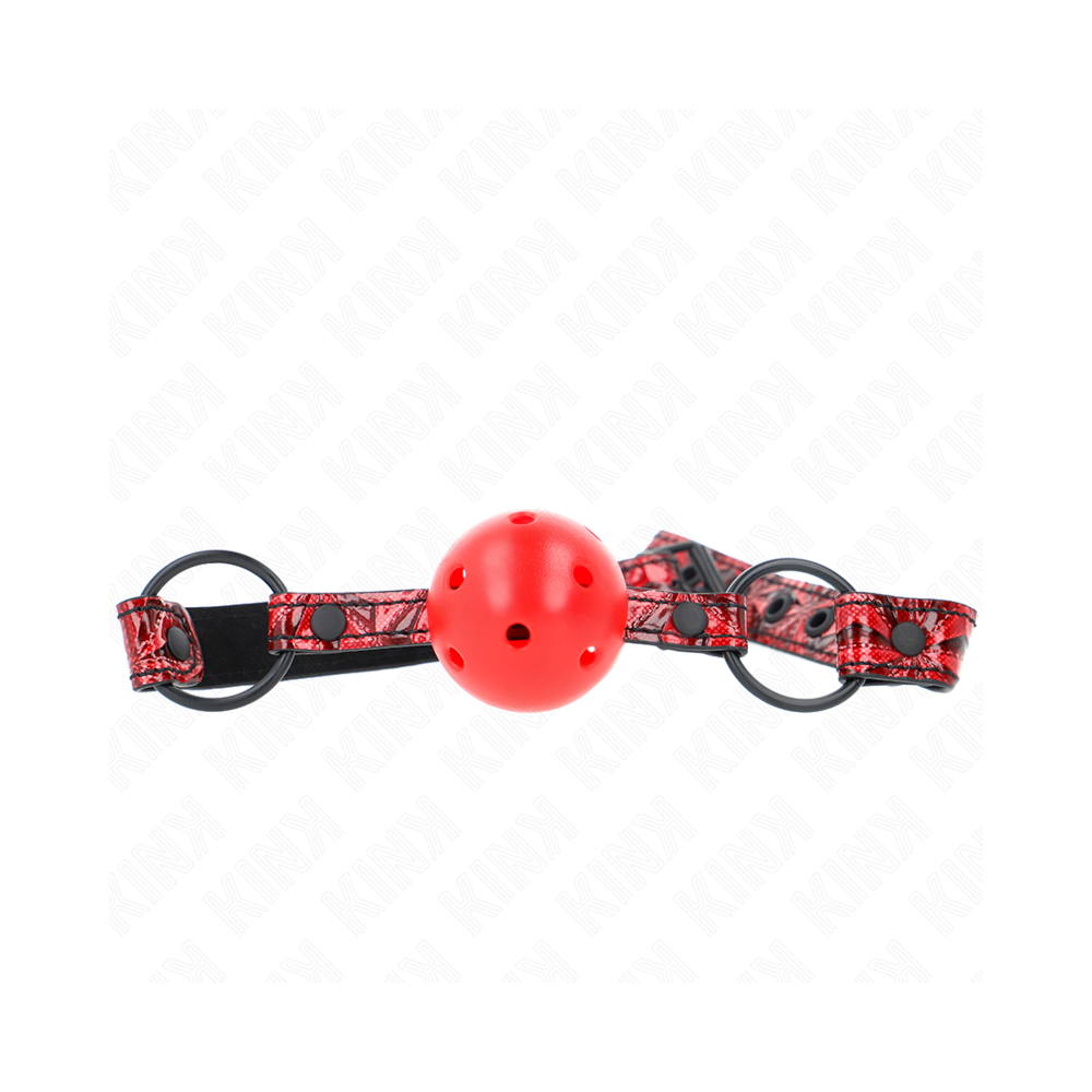 KINK - RAUTENMUSTER-BALL 4,5 CM GAG MODELL 1 64,5 CM VERSTELLBAR 42-60 CM