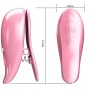 PRETTY LOVE - LEAF VIBRATING NIPPLE CLAMPS PINK
