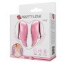 PRETTY LOVE - LEAF VIBRATING NIPPLE CLAMPS PINK