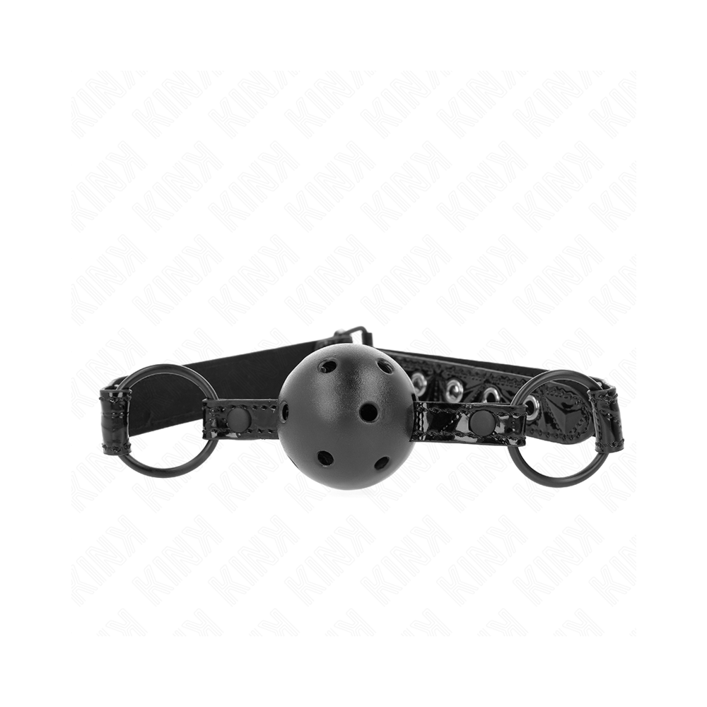 KINK - RAUTENMUSTER-BALL 4,5 CM GAG MODELL 3 64,5 CM VERSTELLBAR 42-60 CM