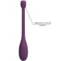 PRETTY LOVE - VIBRADOR CONTROLADO POR APLICATIVO LEVIATHAN ROXO