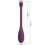 PRETTY LOVE - VIBRATORE CONTROLLATO DA APP LEVIATHAN VIOLA
