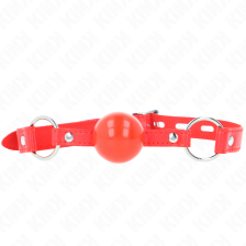 KINK - TPE-BALL 4 CM KNEBEL MIT ROJO-SCHLOSS 60 x 2 CM