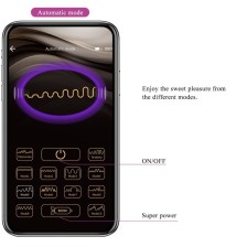 PRETTY LOVE - VIBRATEUR CONTRÔLÉ PAR APPLICATION LEVIATHAN VIOLET
