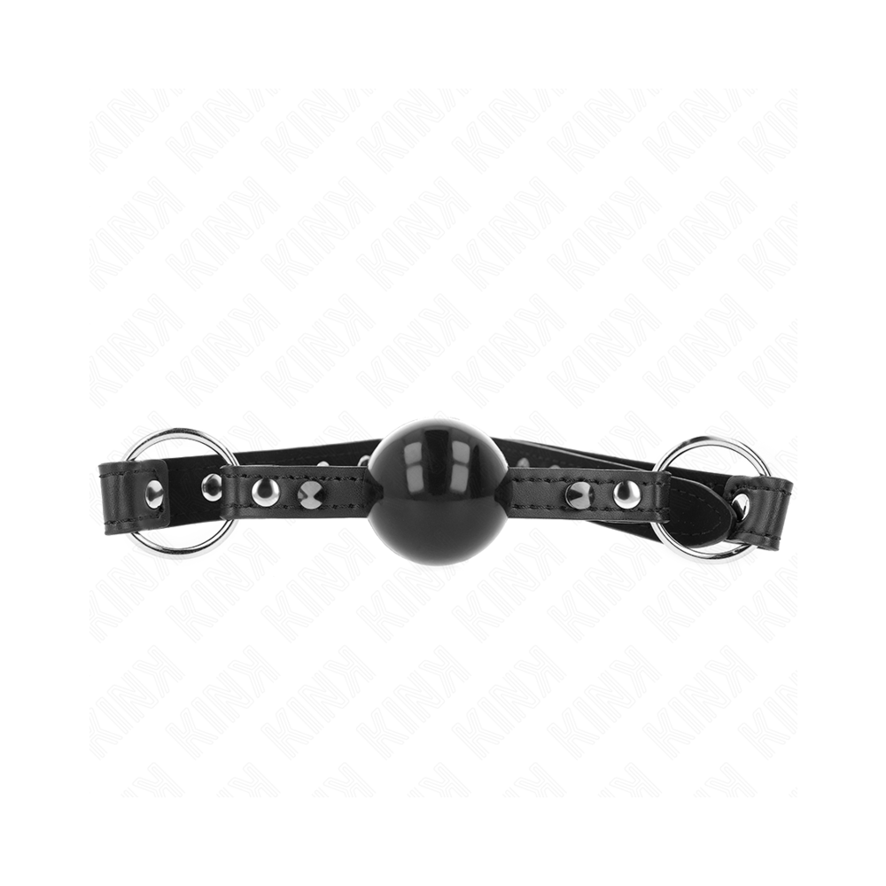 KINK - BALL GAG 4 CM CON RIVETTO PUNTA E CHIUSURA A SCATTO 65 x 2 CM