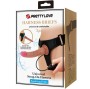 PRETTY LOVE - KYTON UNIVERSAL HARNESS BRIEFS COM DILDO SQUIRTING 19 CM MULATO