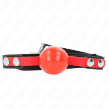 KINK - SOFT TPE BALL 4 CM GAG MODELL 4 60 x 2 CM VERSTELLBAR 37-52 CM