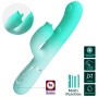 PRETTY LOVE - GIGI MULTIFUNCTION RABBIT VIBRATOR AQUA GREEN
