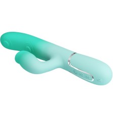 PRETTY LOVE - GIGI MULTIFUNKTIONS-RABBIT-VIBRATOR AQUAGRÜN