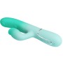 PRETTY LOVE - VIBRATEUR LAPIN MULTIFONCTION GIGI VERT AQUA