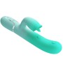 PRETTY LOVE - GIGI MULTIFUNKTIONS-RABBIT-VIBRATOR AQUAGRÜN