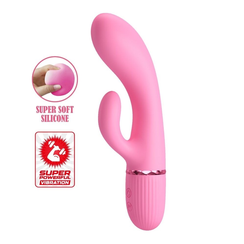 PRETTY LOVE - MARSKI RABBIT VIBRADOR E PONTO G ROSA