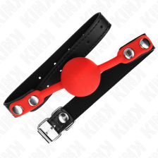 KINK - RED SILICONE BALL 4 CM GAG 60 x 2 CM