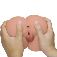CRAZY BULL - BERNACE ASS VIBRATOR WITH REALISTIC VAGINA AND ANUS FLESH REMOTE CONTROL