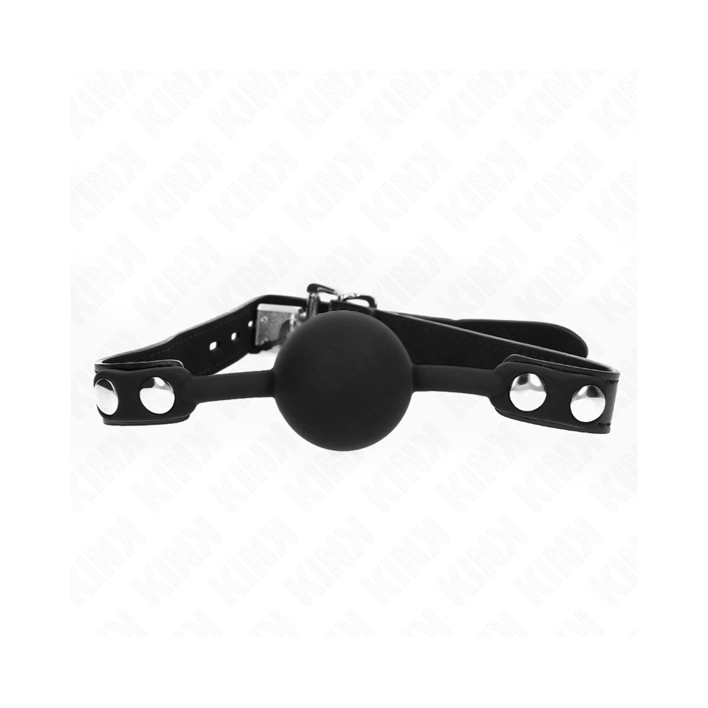 KINK - MODEL 1 SILICONE BALL 4 CM GAG WITH LOCK 60 x 2 CM