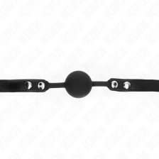 KINK - MODEL 1 SILICONE BALL 4 CM GAG WITH LOCK 60 x 2 CM