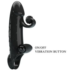 ROMANCE - VIBRATING PENIS SLEEVE BLACK