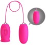 PRETTY LOVE - DAISY VIBRATING EGG + CLITORIS STIMULATING TONGUE PINK