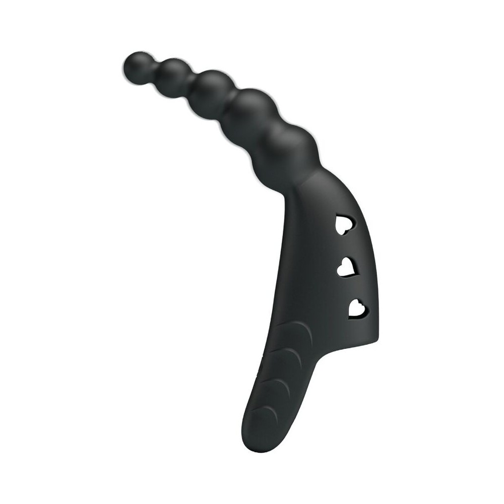 PRETTY LOVE - JORDIN FINGER VIBRATOR 10 VIBRATIONS BLACK