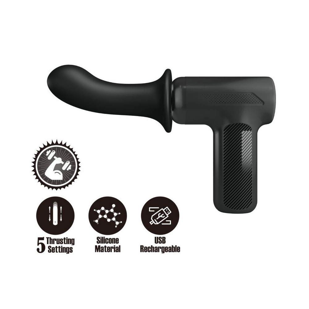 PRETTY LOVE - DJ DOCTOR MASSAGER 5 CONFIGURAÇÕES PRETO