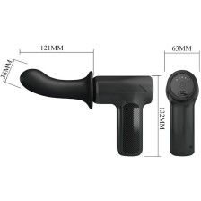 PRETTY LOVE - DJ DOCTOR MASSAGER 5 CONFIGURAÇÕES PRETO