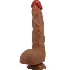 BAILE - BEAUTIFUL WILKS VIBRADOR REALÍSTICO 5 AJUSTES 25 CM MULATO