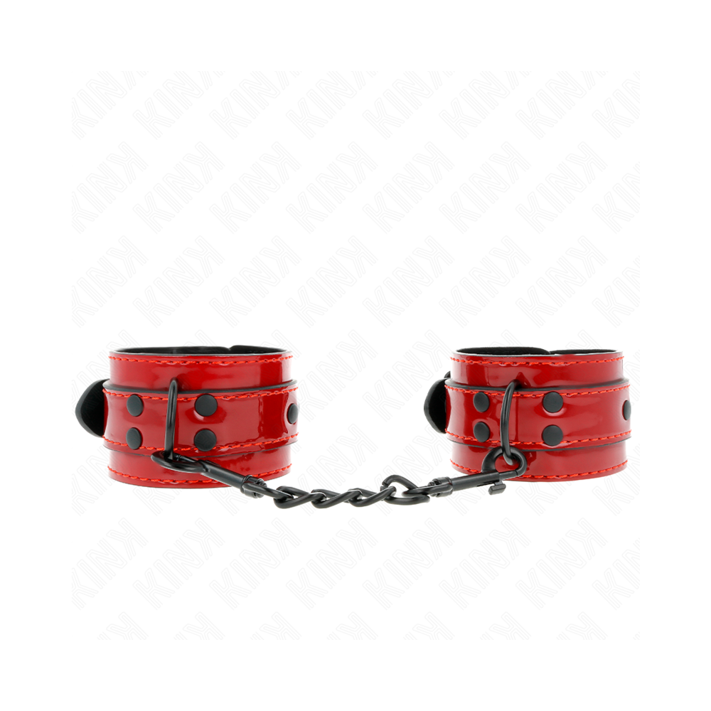 KINK - DARK RED WRIST CUFFS 23 X 5 CM