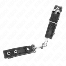 KINK - MINI-ARMBÄNDER SCHWARZ MIT NIETEN VERSTELLBAR 16-22 CM X 2 CM