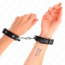 KINK - MINI BLACK WRISTBANDS WITH STUDS ADJUSTABLE 16-22 CM X 2 CM