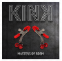 KINK - RED DOUBLE BELL NIPPLE CLAMP RED 6 CM